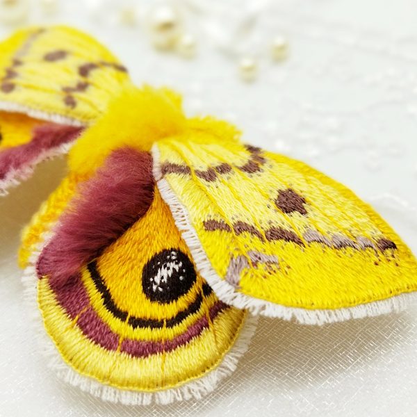 embroidery brooch