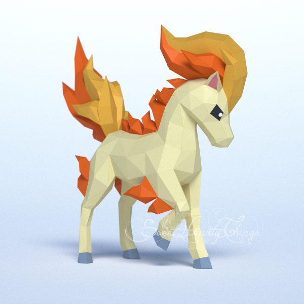 Pokemon Ponyta left view