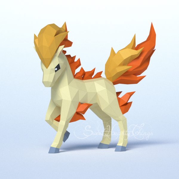 Pokemon Ponyta front right view