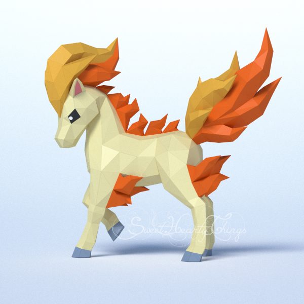 Pokemon Ponyta right view