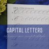 Capital letters Spencerian Script Style