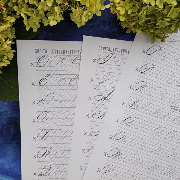 Spencerian Alphabet Capital Letters
