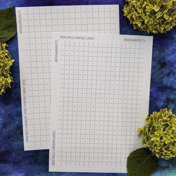Cross Drills Guide Sheets