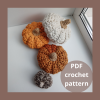 Master class on crochet pumpkin.Halloween