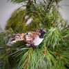 Sparrow Christmas ornament clip-on toy